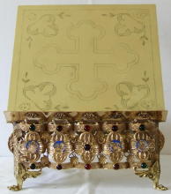 Brass gilt ornate Missal Stand